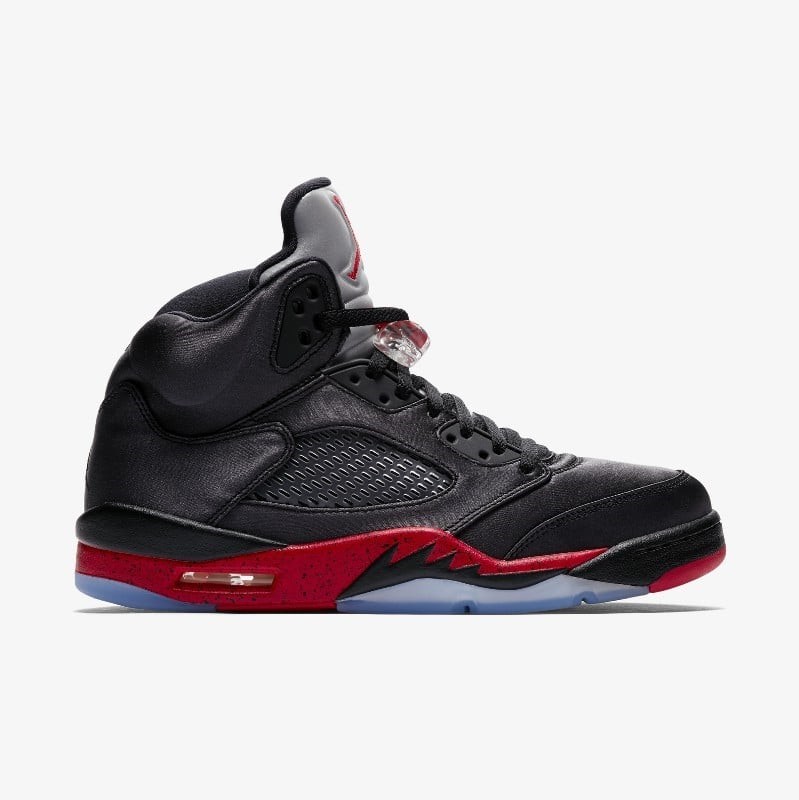 Black and university red jordan clearance 5